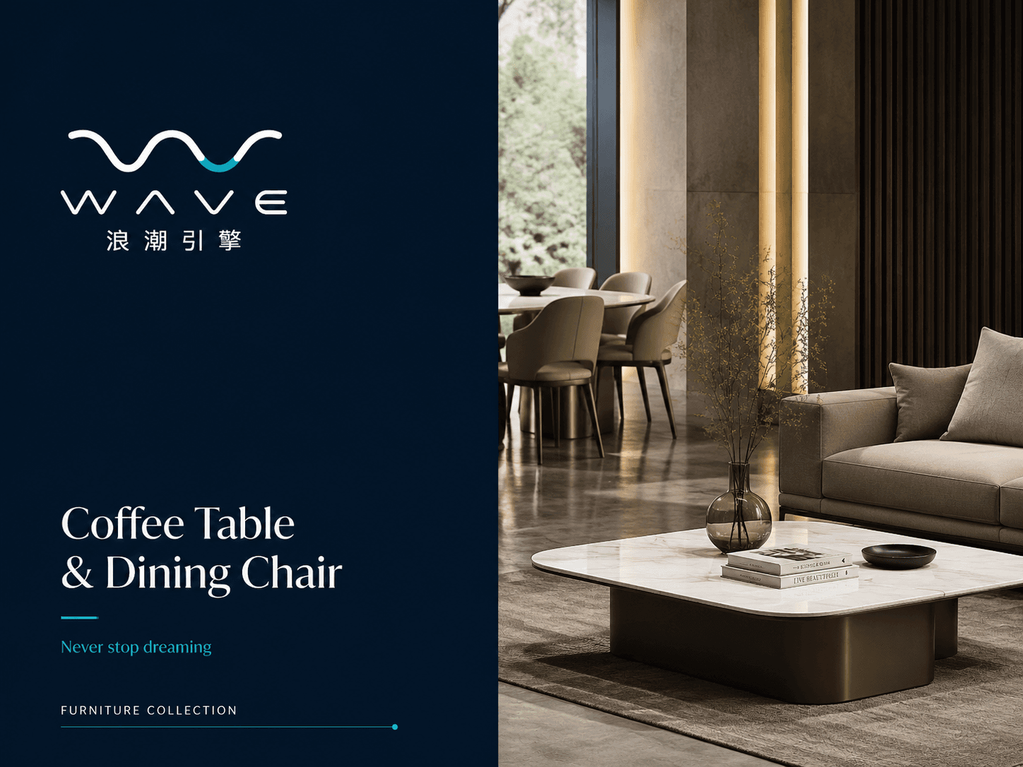 Coffee Table & Dining Chair Collection catalogue cover